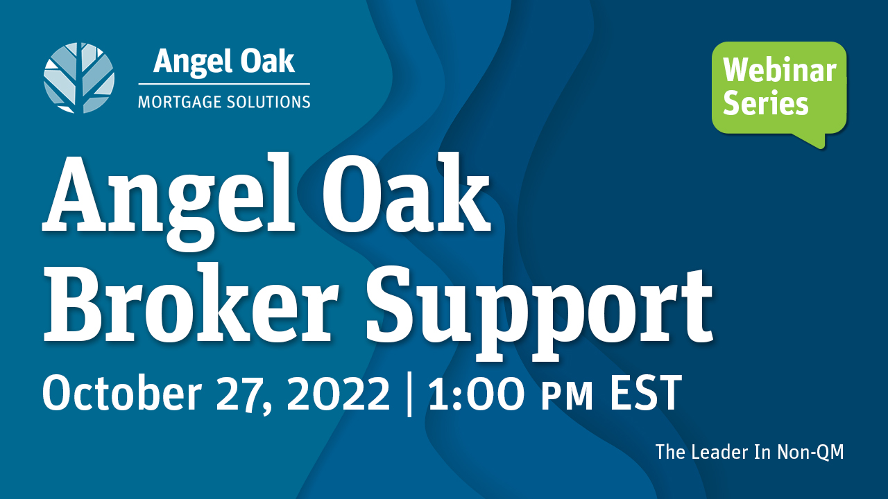 Angel Oak Broker Support